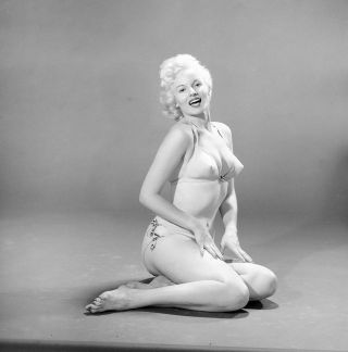 1960s Vogel Negative,  Gorgeous Pinup Girl Joannie Oxford In Sexy Bikini,  T228957