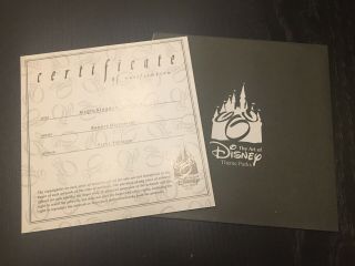 Olszewski Walt Disney World Magic Kingdom Lighted Marquee Sign First Edition 8