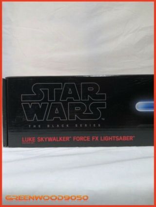 Hasbro Star Wars Black Series Luke Skywalker (blue) Force Fx Lightsaber -
