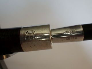 Rare classic Loewe & Co.  Silver Spigot billiard pipe in 10