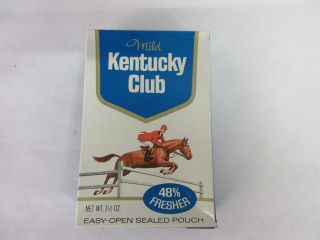 Vintage Advertising Kentucky Club Box Tobacco Tin M - 783