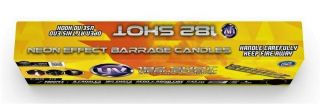 (8) XXXL 182 Sh0ts Each Largest Full Case Neon Roman Candles Fireworks Labels 4