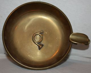 Vintage Brass Mottahedeh Designs French Horn Cigar Ash Tray