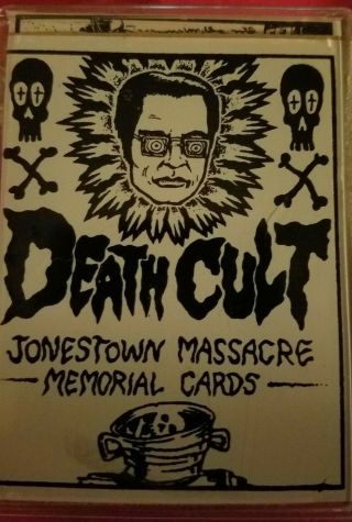 Rare Death Cult Jonestown Massacre Trading Cards Complete 41 Card Set J0319