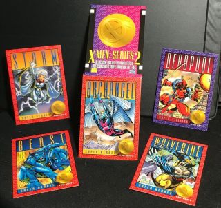 1993 Skybox X - Men Series 2 Complete Base Set Of 100 Trading Cards