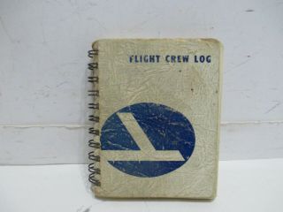 Eastren Crew Flight Log And Expense Record Book 1975