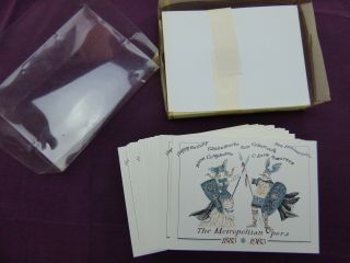 Full Box Edward Gorey Greeting Cards Met Opera Centennial Rare Find
