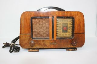 Antique Philco Transitone Wood Radio Model 42 - Pt - 93