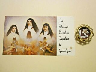 Blessed Martyrs Of Guadalajara 1st Class Relic With Holy Card Lovely