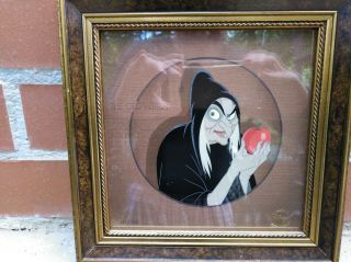Limited Edition,  Hand - Painted Cel " The Witch " From Disney " Snow White " 221/750