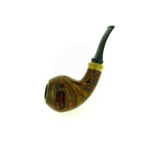 S.  Bang A Boxwood Insert Chubby Horn Pipe Unsmoked