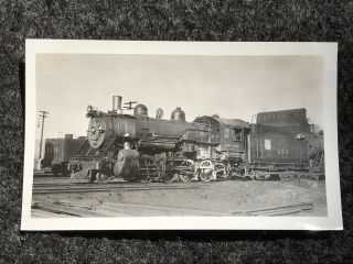 Union Pacific Railroad Engine Locomotive No.  530 Antique Photo Pocatello Id 1932