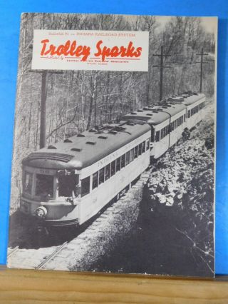 Trolley Sparks 91 September 1950 Cera Indiana Railroad System