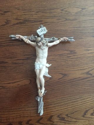 Giuseppe Armani Capodimonte Crucifix Cross Limited Edition Jesus Passion Christ