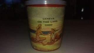 Geneva - On - The - Lake Vintage 4 In 1 Souvenir Shot Cups