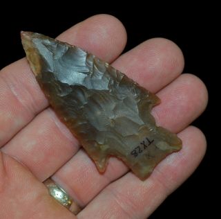 Marshall Very Fine Texas Authentic Indian Arrowhead Artifact Collectible Relic