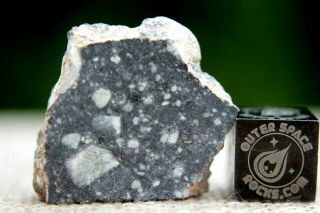 Nwa 11266 Lunar Feldspathic Regolith Breccia Meteorite 6.  1 Grams From The Moon