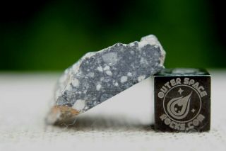 NWA 11266 Lunar Feldspathic Regolith Breccia Meteorite 6.  1 grams from the Moon 3