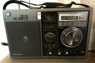 6 Band Short Wave Radio Panasonic Rf - B300 Fm / Sw Includes Power Cord