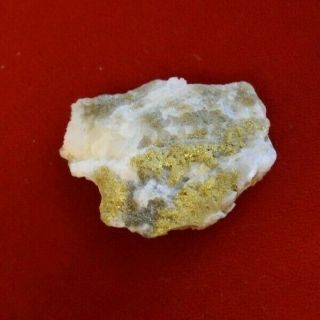 California Natural Gold in Quartz Specimen Natural Gold Nugget HEAVY 23.  5G 9