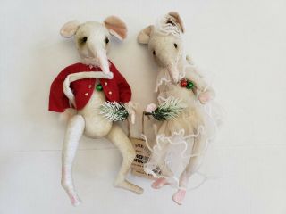 Gathered Traditions By Joe Spencer " Maisie & Milburn Mouse Halloween Dolls