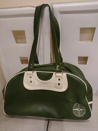 Vintage Pan Am green bag 4