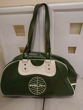 Vintage Pan Am green bag 5