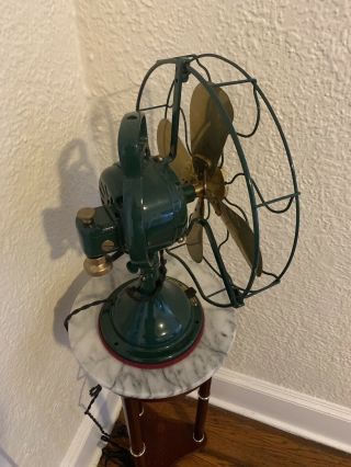 Ge 12” Restored Oscillating Fan (Brass Bell) Form AD1 3