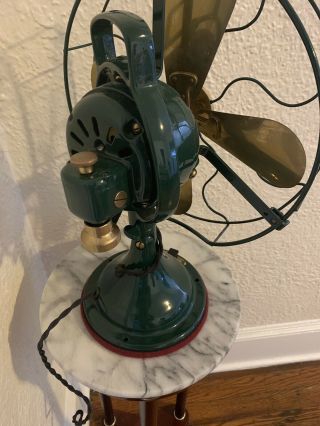 Ge 12” Restored Oscillating Fan (Brass Bell) Form AD1 4