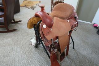 15 " Courts Saddlery W/spurs,  Chaps And More.
