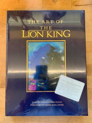 Never Opened: The Art Of The Lion King Book: 1994 Limited 1st Edition