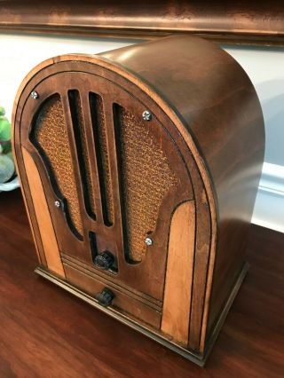 1936 Philco Model 37 - 84 Code 121 Cathedral Radio