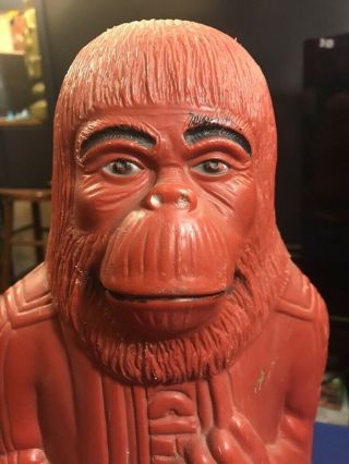 1969 Planet Of The Apes Cornelius & Dr.  Zaius Blow Mold Banks 17 Inches Tall 2