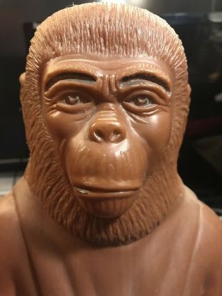 1969 Planet Of The Apes Cornelius & Dr.  Zaius Blow Mold Banks 17 Inches Tall 4