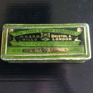 The " Three Caftles " Tobacco Tin