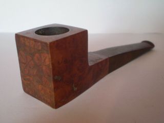 Rare Irish Carved Wooden Smoking Pipe