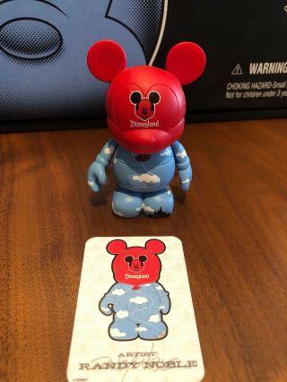 Disney Vinylmation Park 1 Full Set With Balloon Chaser By Randy Noble With Cards 2