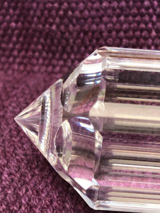 Optical Clarity Clear Quartz Crystal.  Vogel Phi.  77 - Gate/Facet.  Gaia Earth Realm 4