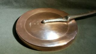 Antique French Copper Pan Lid