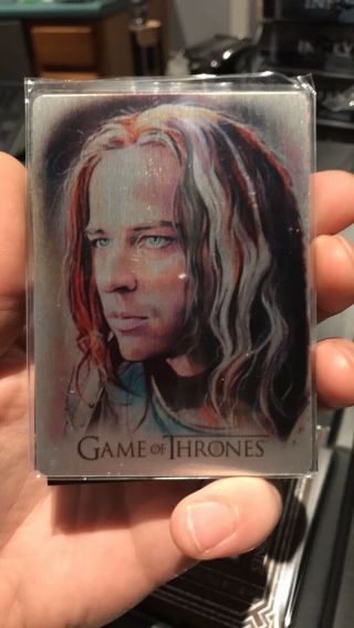 Game Of Thrones Inflexions Artifex Metal Insert Card Jaqen H 