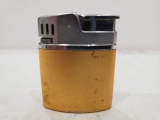 Vintage Kmart Butane Gas Lighter Brushed Gold Japan