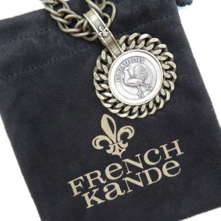 French Kande Medallion Pendant,  Necklace Le Gaulois Rooster Le Coq Beuzen Sordet