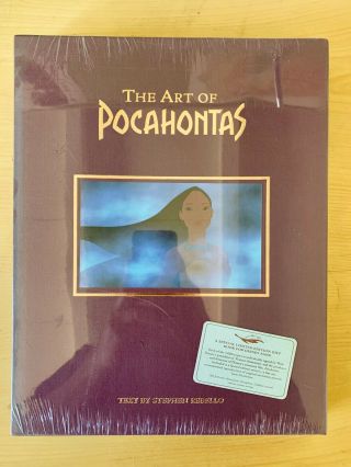 Signed Disney The Art Of Pocahontas Book Limited 1st Edition Book 1995