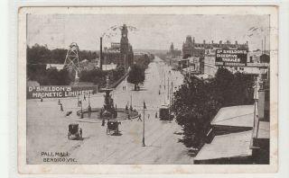Vintage Postcards Pall Mall Bendigo Vic
