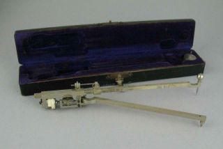 Antique Stanley Great Turnstile Holborn London Agent Planimeter Case