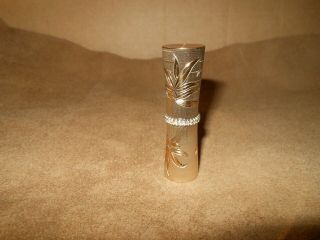 Vintage Van Cleef & Arpels Revlon Sterling Silver Lipstick Case 598 Rhinestone