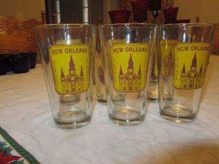 6 Orleans St Louis Cathedral Tumblers Ga - A - 11