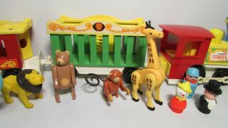 1973 Fisher Price Little People Circus Train 991 Set Complete STORED 45 YEARS 4