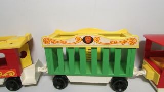 1973 Fisher Price Little People Circus Train 991 Set Complete STORED 45 YEARS 8