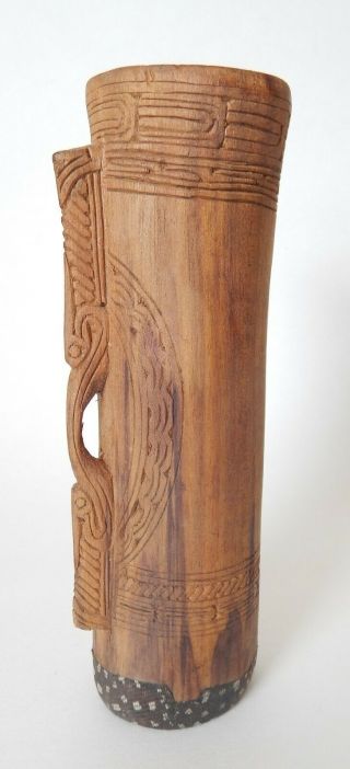 Vintage Asmat Hand Carved Papua Guinea Drum